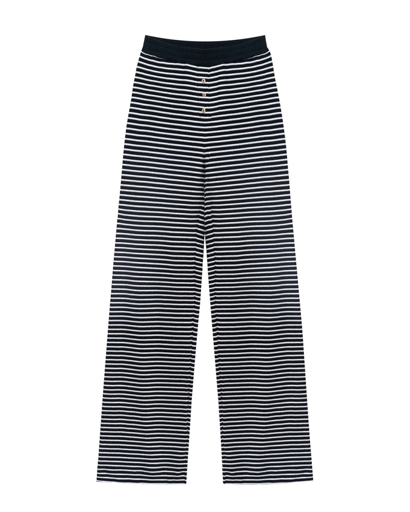 Striped Cotton Pants