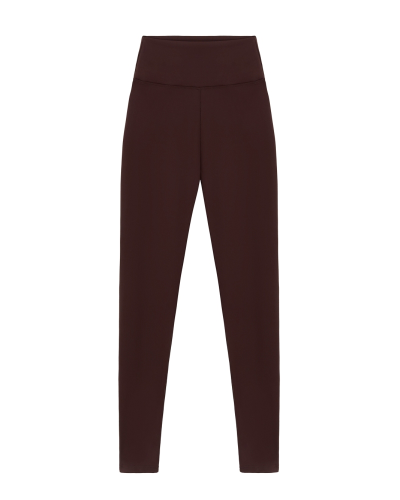 High-Waist Espresso Leggings