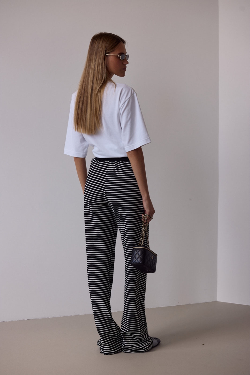 Striped Cotton Pants