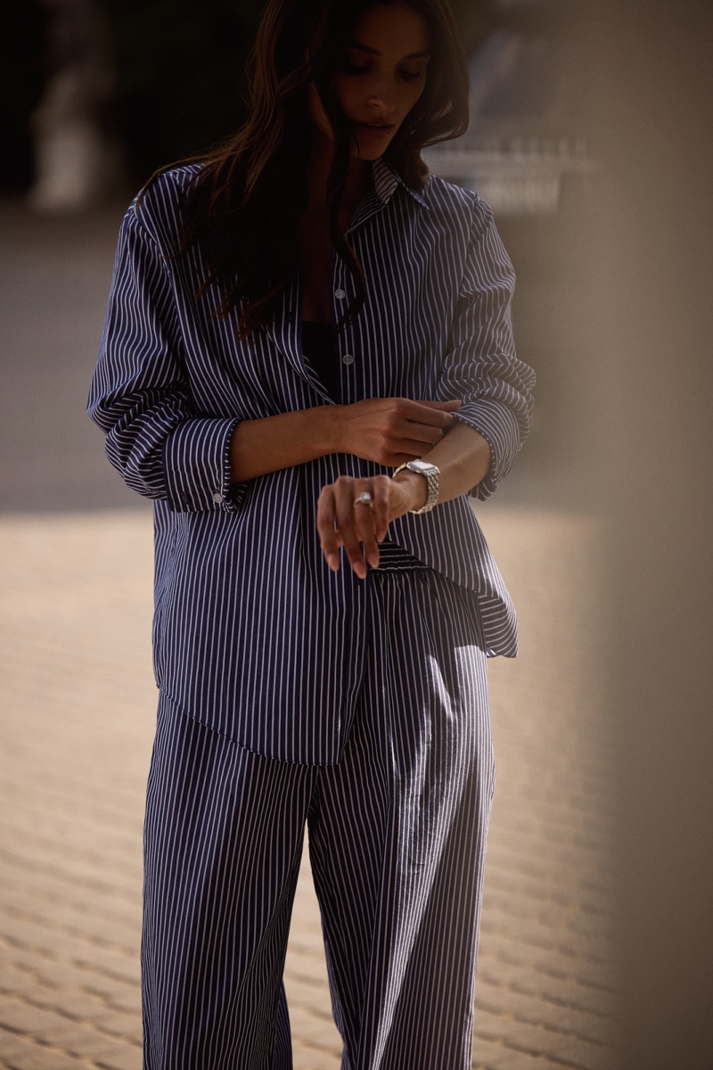 Classic Shirt - Blue/White Stripe